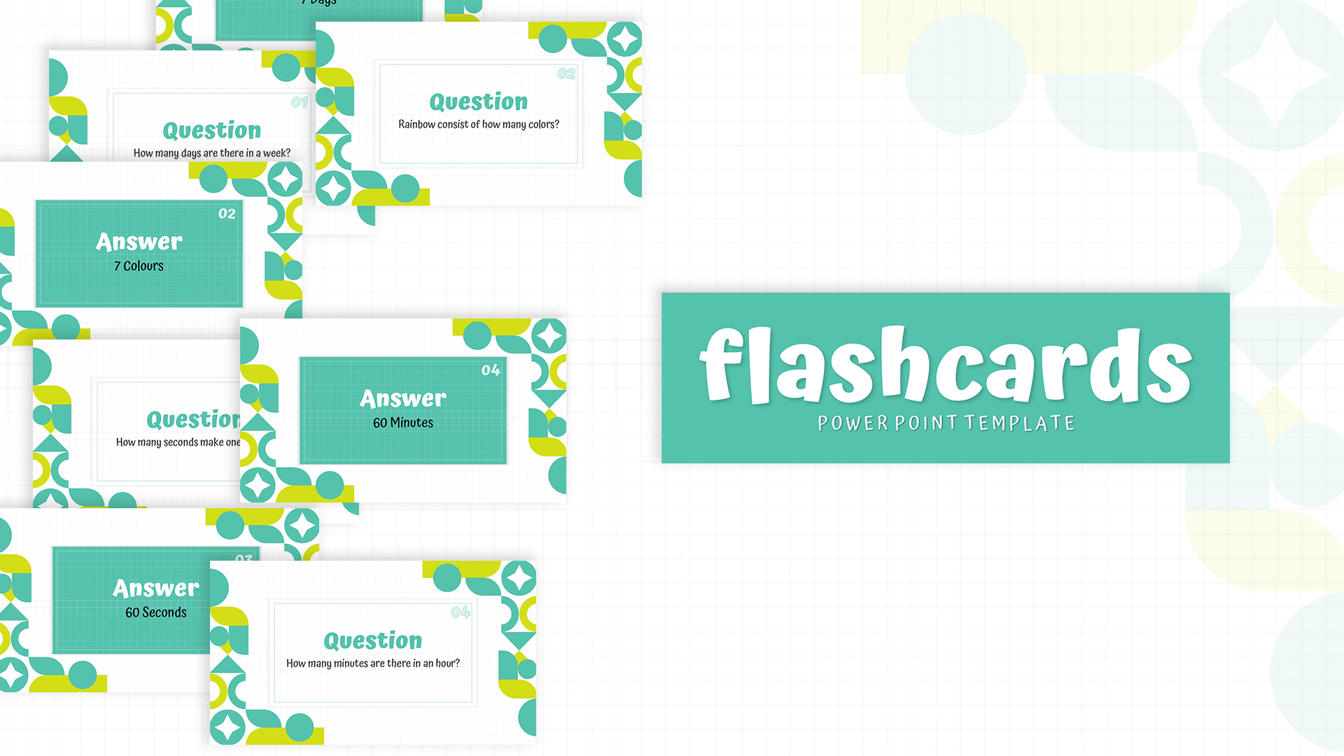 Free Working Flashcard Template Featured Image