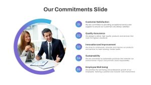 Our Commitments PowerPoint Template featured image