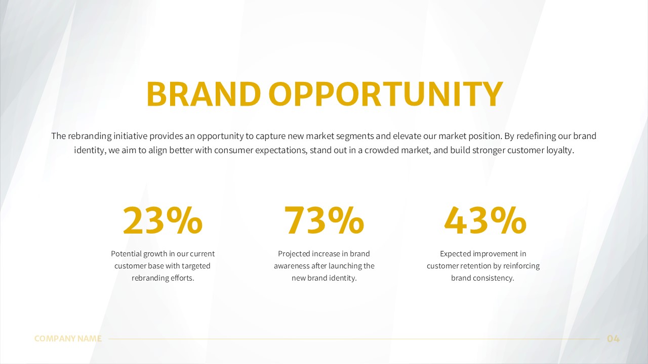 Rebranding PowerPoint Template brand opportunity