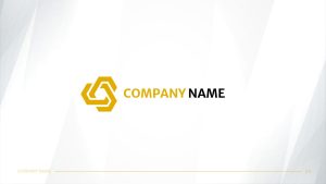 Rebranding PowerPoint Template company name