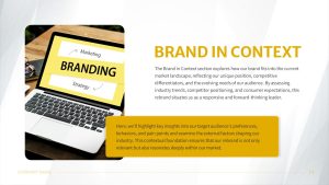 Rebranding PowerPoint Template context slide