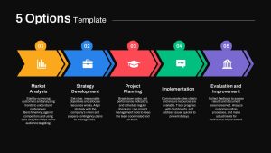 5 Options PowerPoint Templates sections