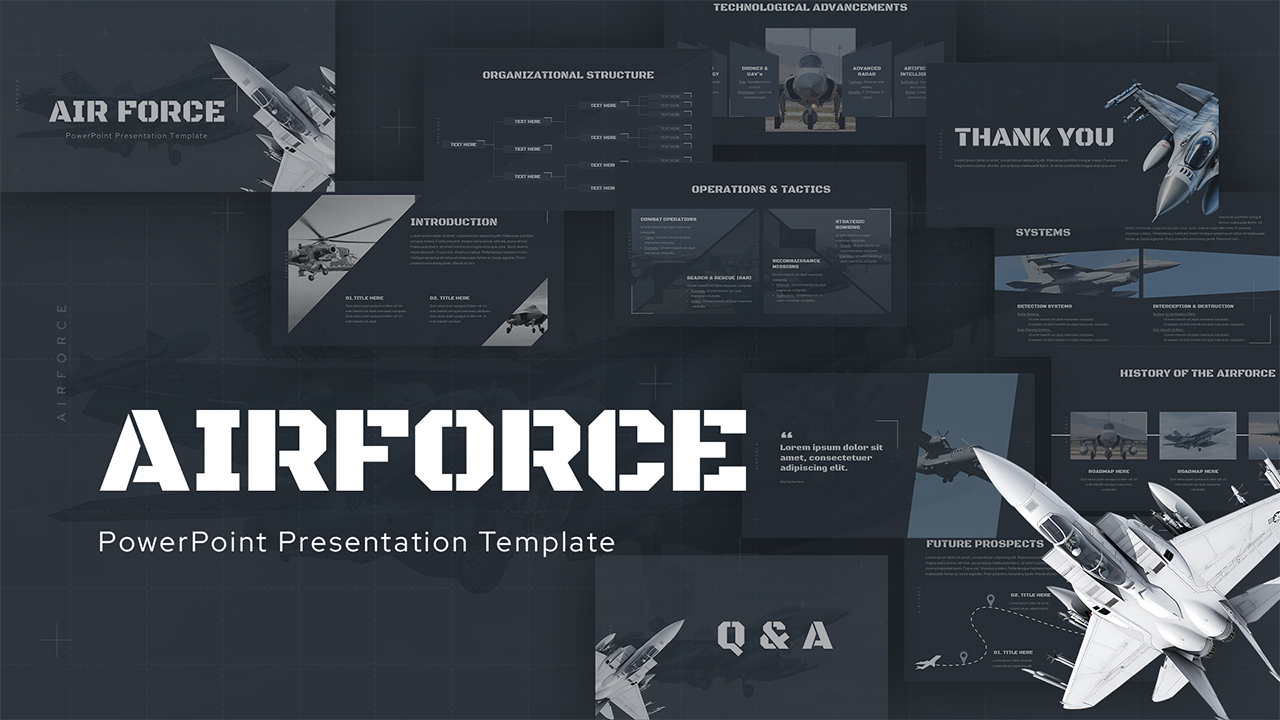 Air Force PowerPoint Presentation Template featured image