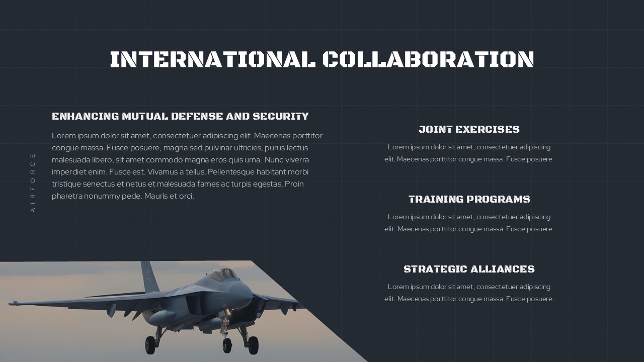 Air Force PowerPoint Presentation Template international