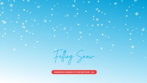 Animated Falling Snow PowerPoint Template