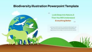 Biodiversity Illustration PowerPoint Template