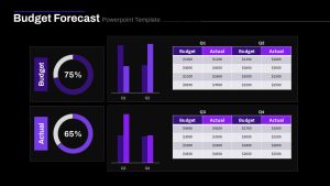 Budget Forecast Presentation Slide