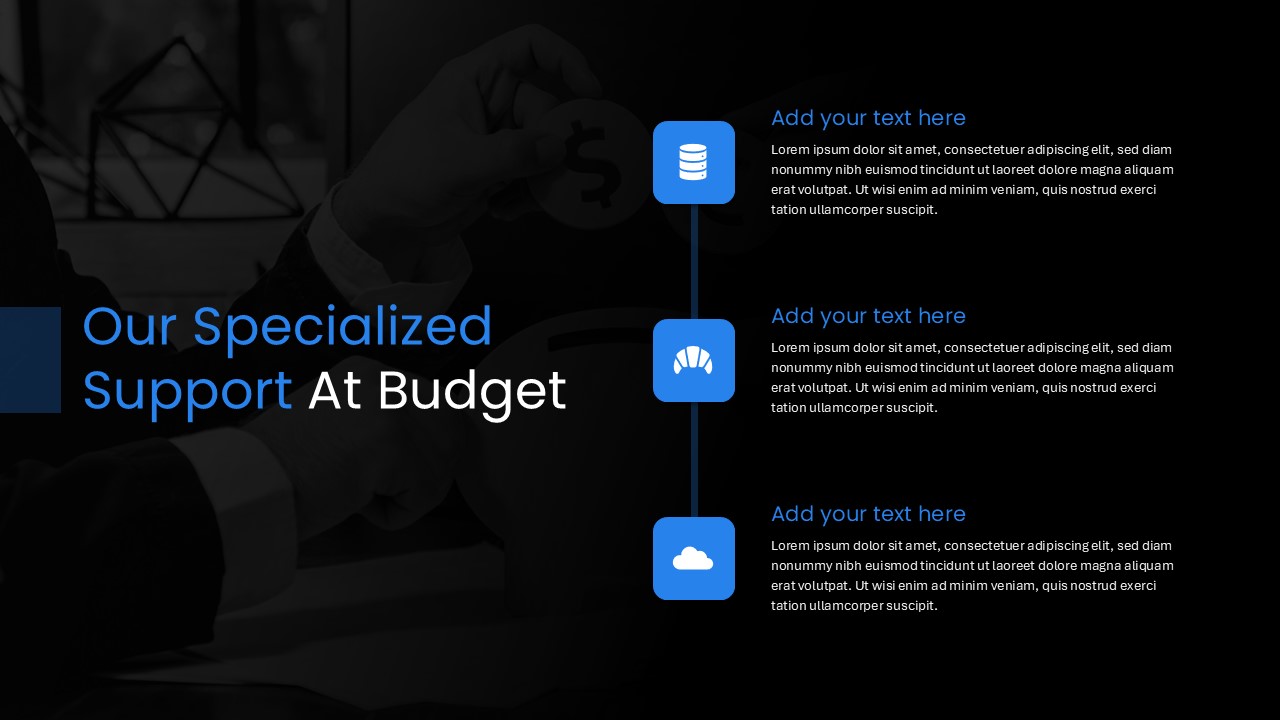 Budget Presentation Template budgets slide