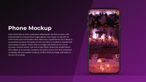 Free Event Management Presentation Template mockup