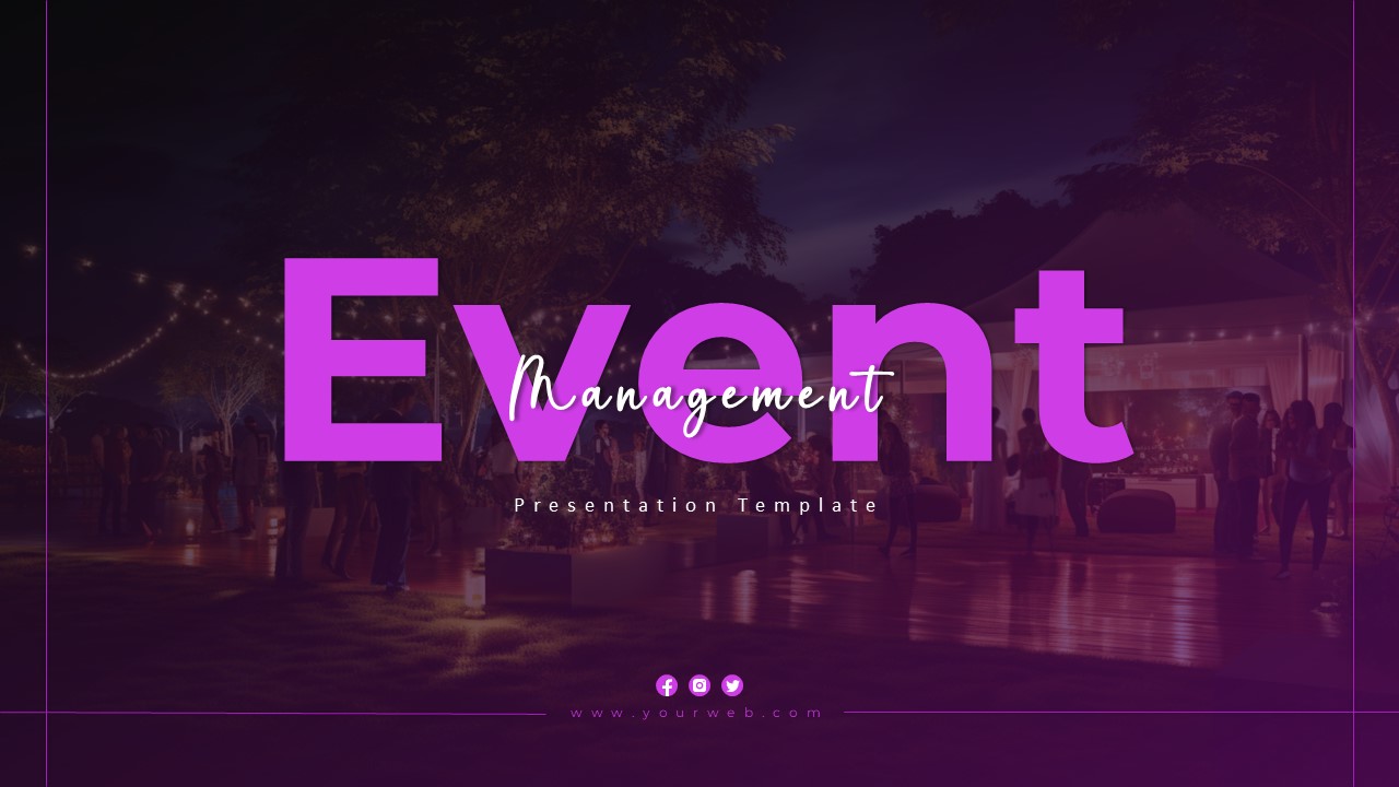 Free Event Management Presentation Template