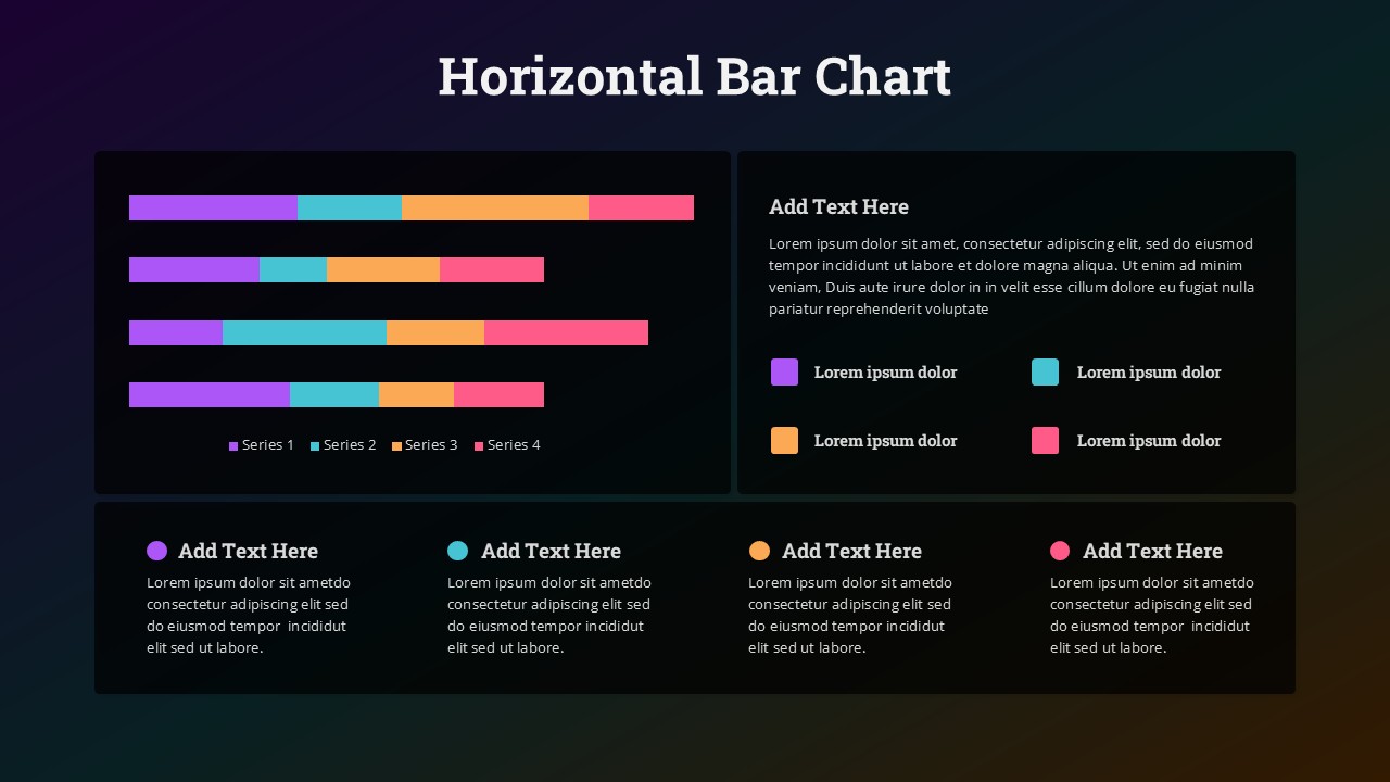 Horizontal Bar Chart PPT Templates