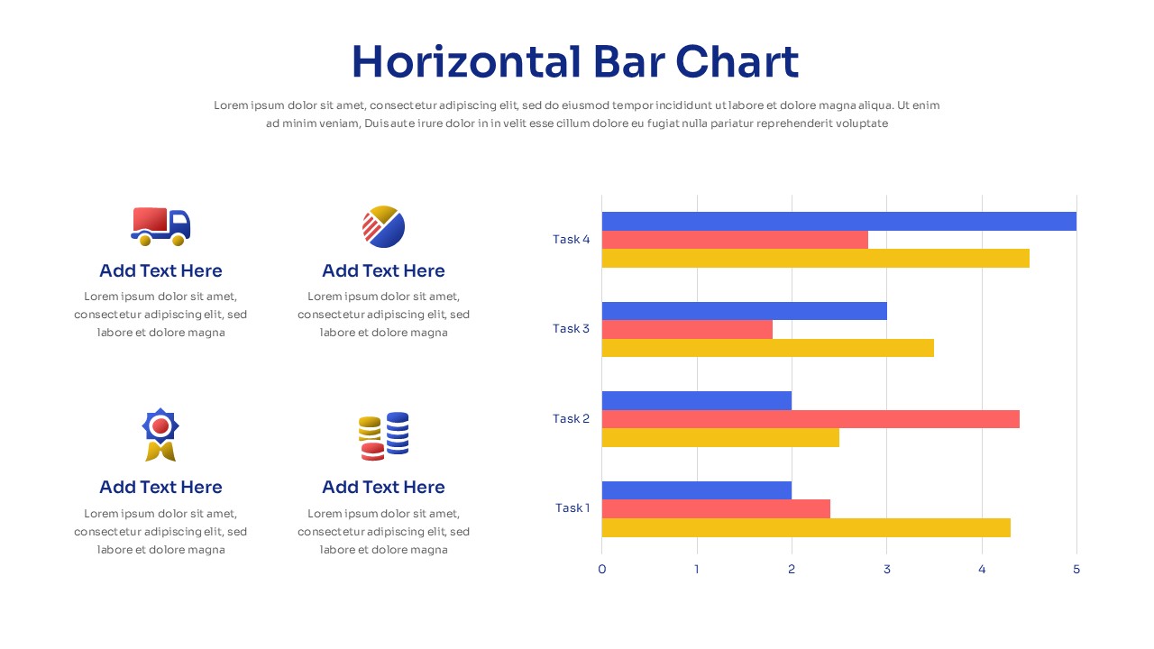 Horizontal Bar Chart PowerPoint Template featured image