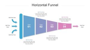 Horizontal Funnels PowerPoint Template