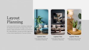 Interior Design PowerPoint Template Planning Slide