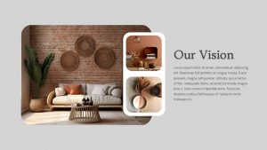 Interior Design PowerPoint Template Vision Slide