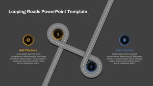 Looping Road PowerPoint Presentation Template