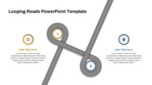 Looping Road PowerPoint Templates