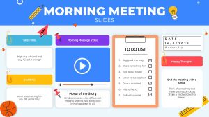 Morning Meeting PowerPoint Template Free featured image