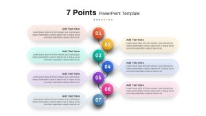 Points PowerPoint Template dna