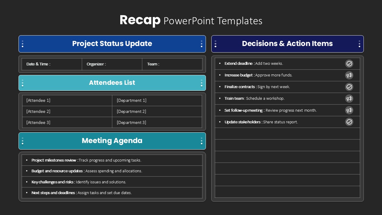 Recap PowerPoint Template