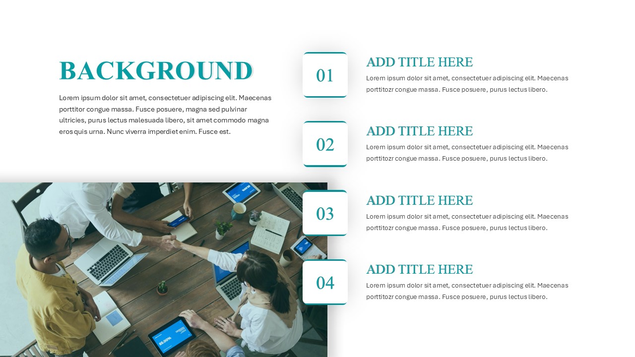 Research Paper Presentation PowerPoint Template background slide