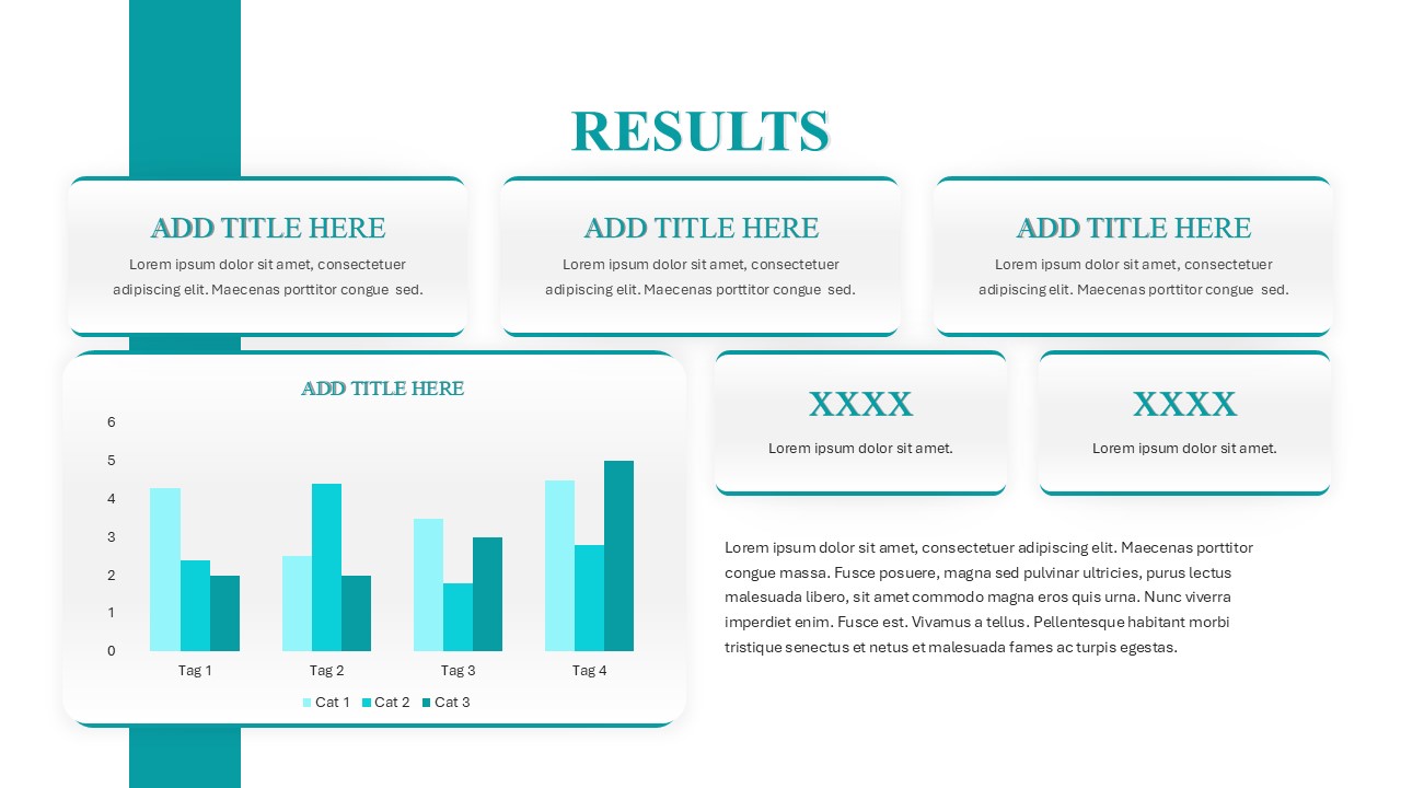 Research Paper Presentation PowerPoint Template results slide