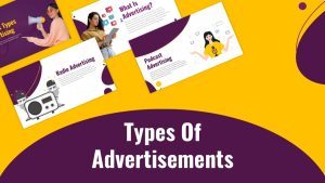 Types of Advertisement PowerPoint Template