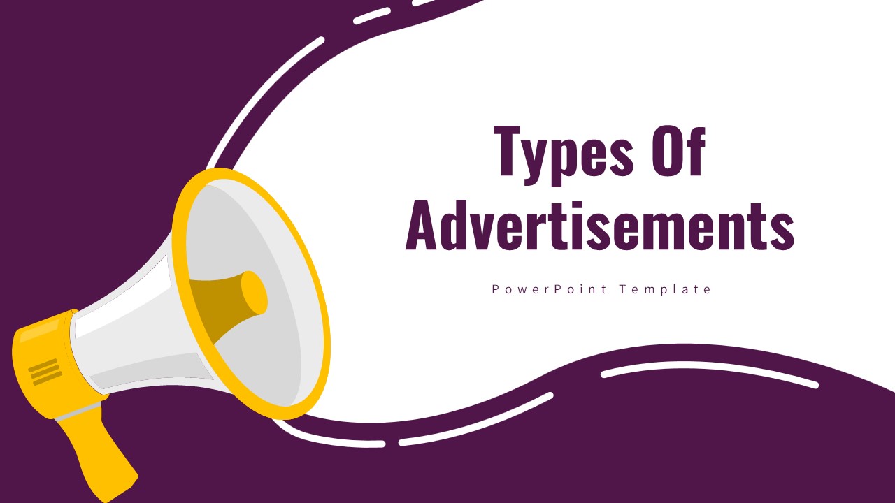 Types of Advertisement PowerPoint Template