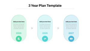 3 Year Plan PowerPoint Template