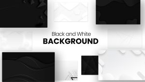 Black and White Background Google Slides Template