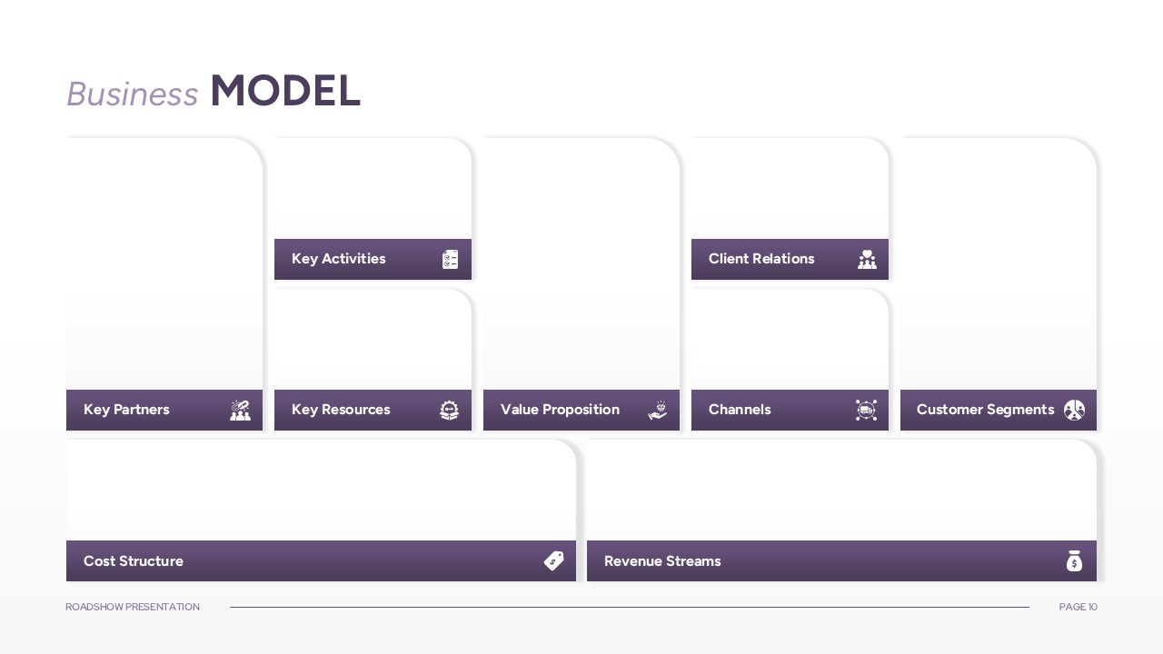 Business Roadshow PowerPoint Presentation Template model