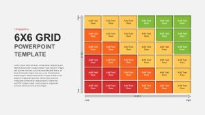 Grid PowerPoint Template 6 grid formation