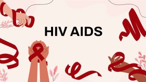 HIV Aids PPT Presentation Slide Pink Slide