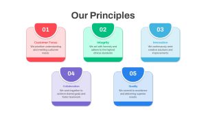 Our Principles PowerPoint Template 5th principle