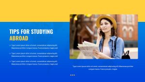 Study Abroad PowerPoint Presentation Template Tips for Studying Abroad