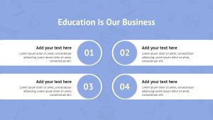 Teacher Education PowerPoint Template Deck business