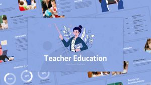 Teacher Education PowerPoint Template Deck featured image