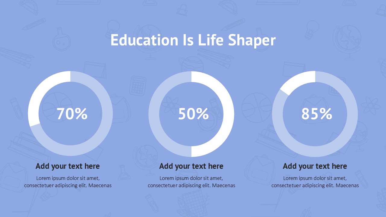 Teacher Education PowerPoint Template Deck life shaper