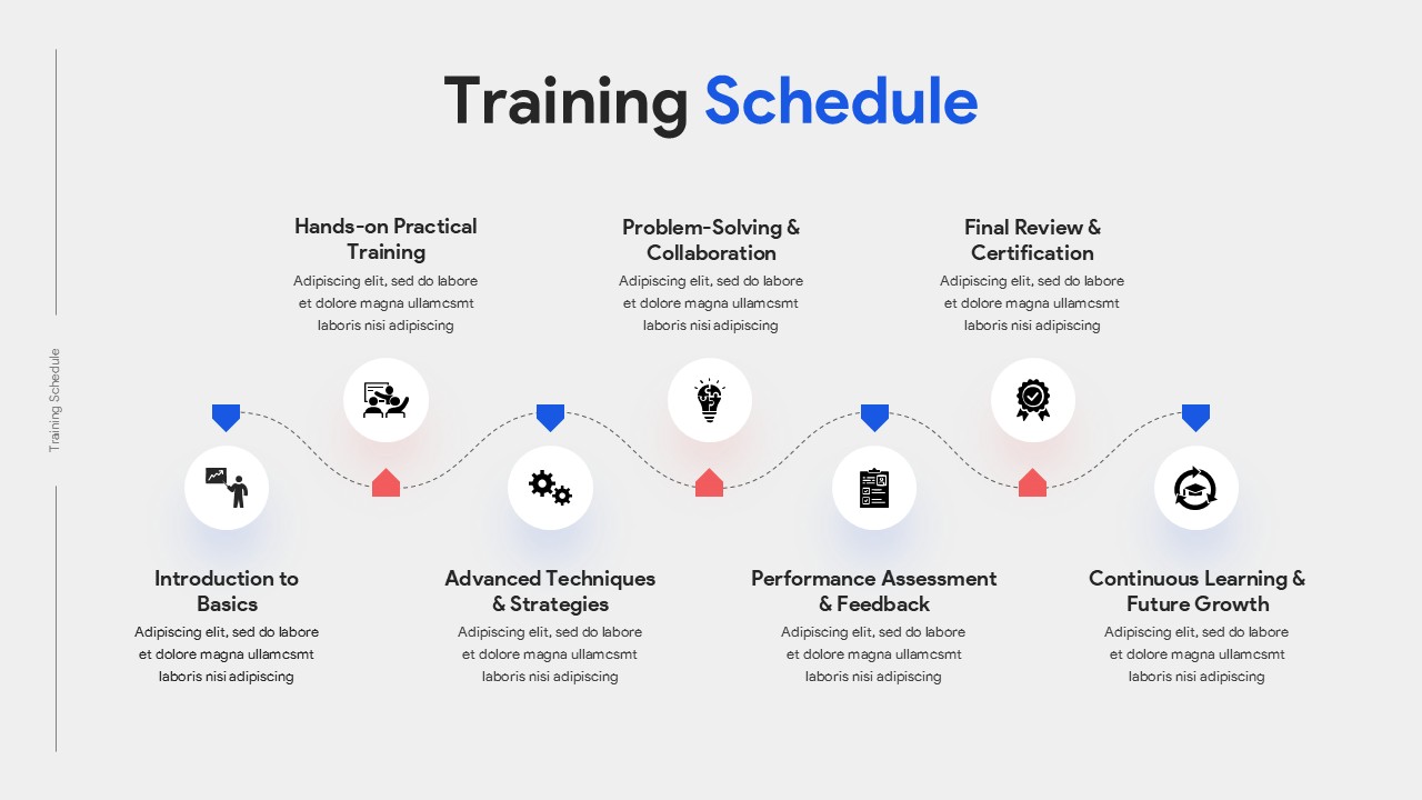 Training Schedule and Calendar