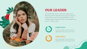 Tropical PowerPoint Presentation Template Leader Slide