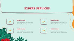 Tropical PowerPoint Presentation Template Services