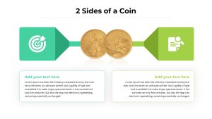 2 Sides of a Coin PowerPoint Template