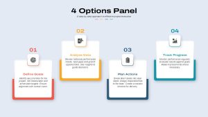 4 Options Panel PowerPoint Template featured image