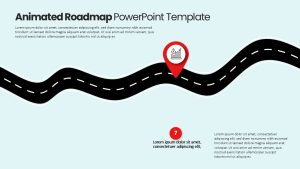Animated Roadmap Presentation With Pin Point
