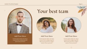 Bohemian Company Profile Our Team Slide