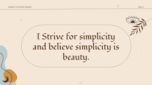 Bohemian Company Profile Presentation Slide