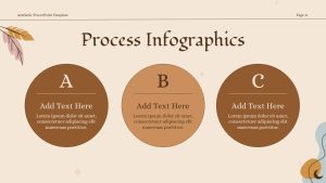 Bohemian Company Profile Process Infographic Slide