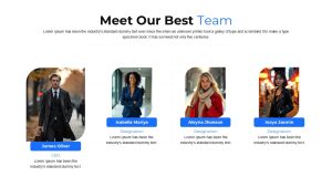 Corporate Training Meet Our Team Slide