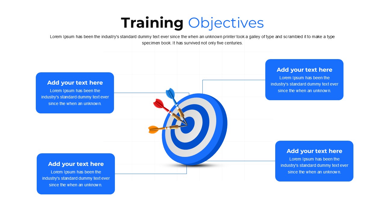 Corporate Training Objectives Presentation Slide