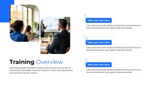 Corporate Training PowerPoint Template Overview Slide